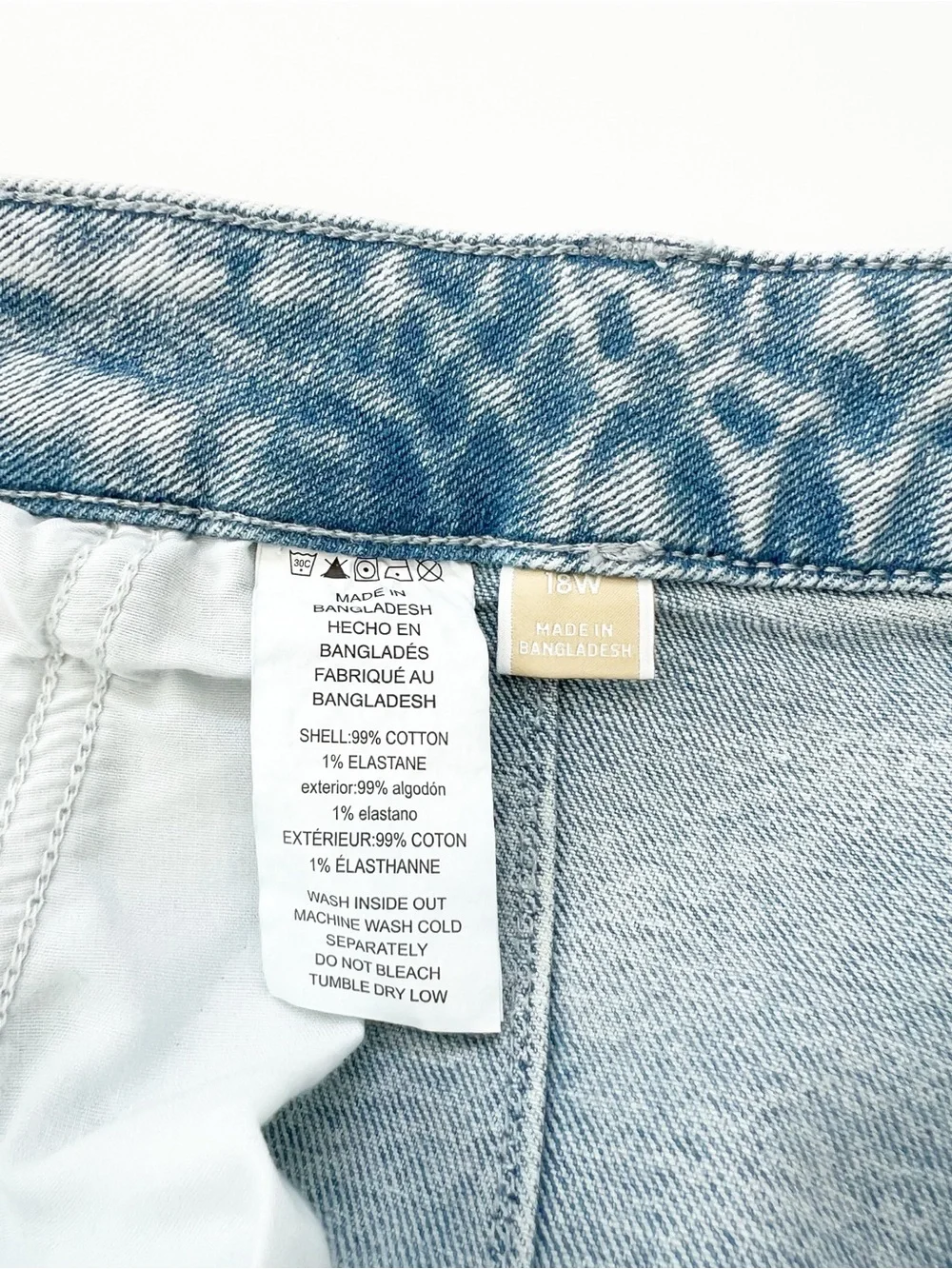 Michael Kors Carmen Wide Leg Super High Rise Jeans 18W NWT